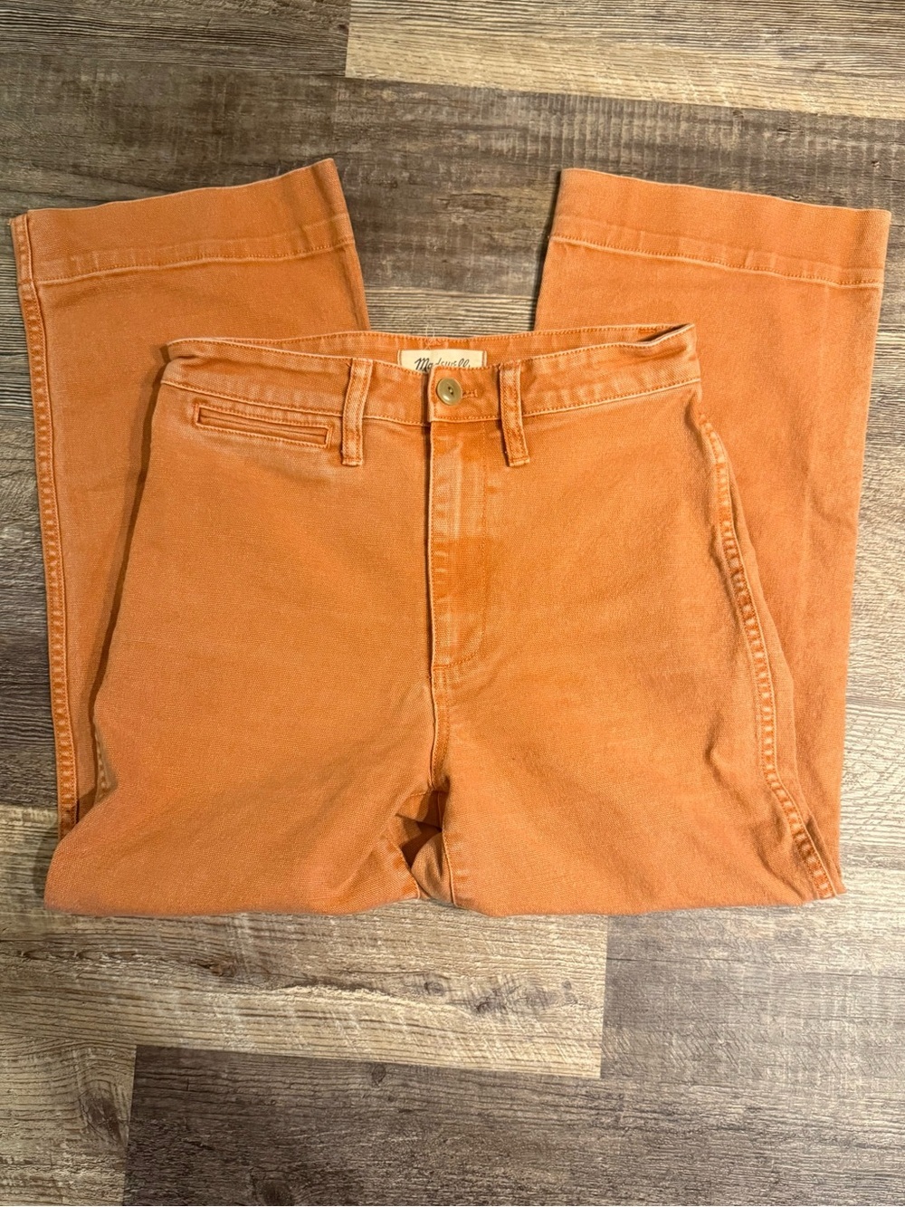 Madewell High-Rise Wide Leg Crop Pants